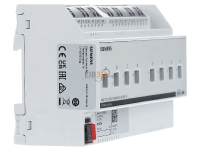 Ansicht links Siemens 5WG1532-1DB51 Schaltaktor 8x230VAC, 10AX 