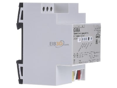 Ansicht links Gira 213000 KNX-Spannungsversorgung 640mA Drossel REG 