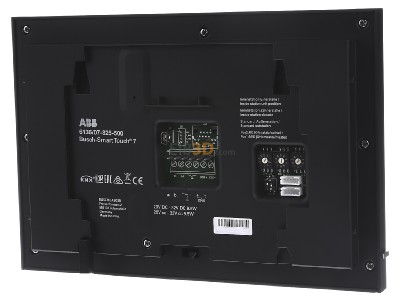 Back view Busch Jaeger 6136/07-825-500 Operating panel for bus system 
