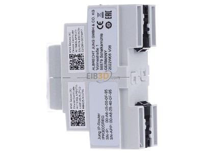 View on the right Jung IPR 300 S REG Area/line coupler for home automation 

