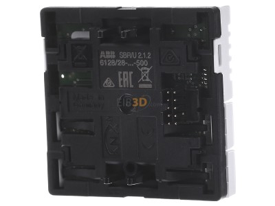 Back view ABB 6128/28-84-500 Room thermostat for bus system 
