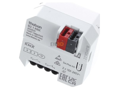 Ansicht oben vorne Theben SU 1 KNX KNX UP-Schaltaktor 1 Kanal 