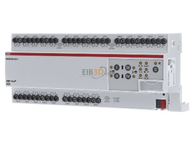 Frontansicht ABB SAH/S24.10.7.1 Schalt-/Jalousieaktor 24fach 10A, REG 