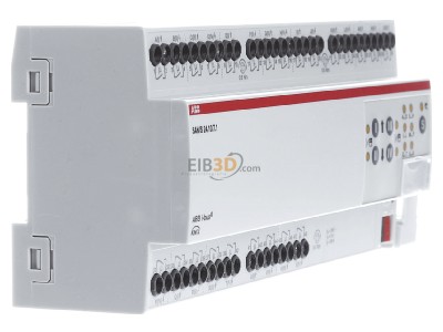 Ansicht links ABB SAH/S24.10.7.1 Schalt-/Jalousieaktor 24fach 10A, REG 