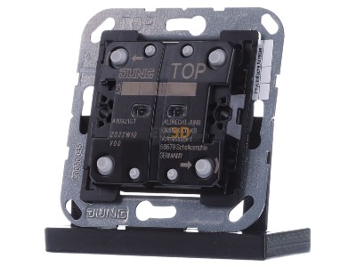 Frontansicht Jung A10921ST KNX-Taster Universal 2-fach 