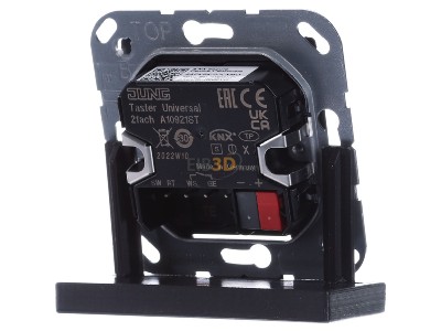 Ansicht hinten Jung A10921ST KNX-Taster Universal 2-fach 
