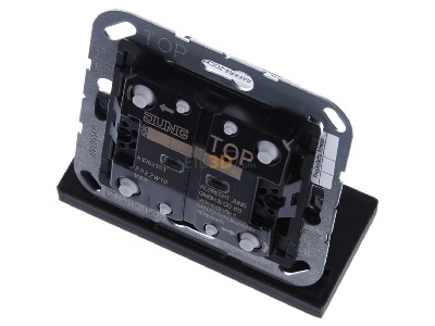 Ansicht oben vorne Jung A10921ST KNX-Taster Universal 2-fach 