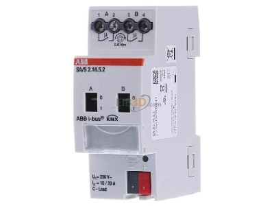 Front view ABB SA/S2.16.5.2 Switch actuator for home automation 
