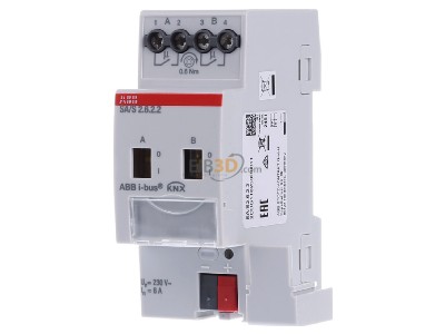 Front view ABB SA/S2.6.2.2 Switch actuator for home automation 
