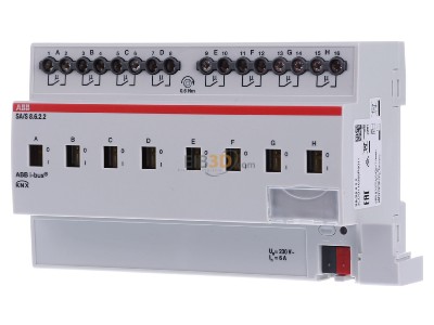 Front view ABB SA/S8.6.2.2 Switch actuator for home automation 
