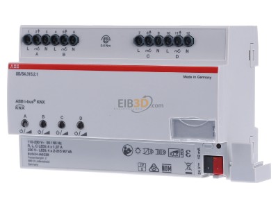 Front view ABB UD/S4.315.2.1 Dimming actuator KNX bus system 
