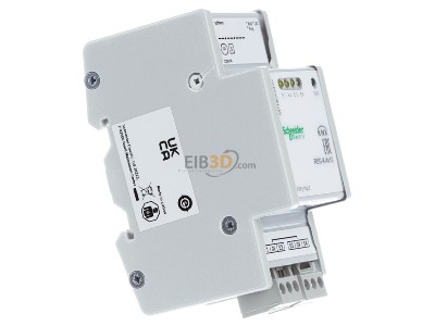 View on the left Schneider Electric MTN644492 Binary input for KNX home automation 4-ch 

