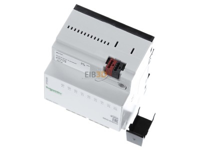 Ansicht oben vorne Schneider Electric MTN644592 KNX Binreingang REG-K/8x10,lichtgrau 