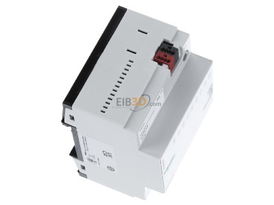 Ansicht oben links Schneider Electric MTN644592 KNX Binreingang REG-K/8x10,lichtgrau 