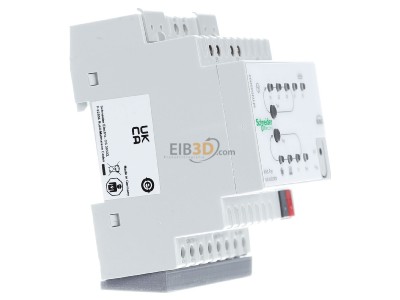 View on the left Schneider Electric MTN645094 Heating actuator for KNX home automation 
