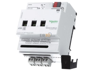 Front view Schneider Electric MTN646991 Light control unit for home automation 
