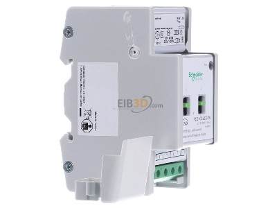 View on the left Schneider Electric MTN647395 Switch actuator for KNX home automation 2-ch 

