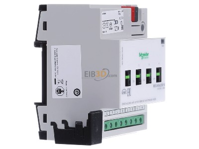 View on the left Schneider Electric MTN647595 Switch actuator for KNX home automation 4-ch 
