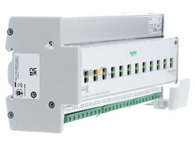 Ansicht links Schneider Electric MTN648495 KNX Schaltaktor REG-K/12x230/16 