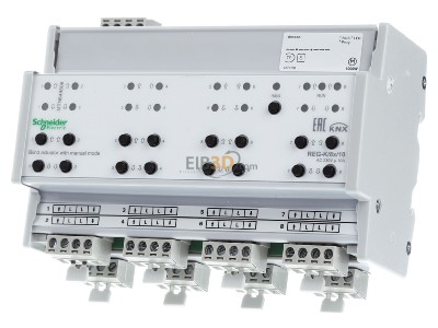 Frontansicht Schneider Electric MTN649808 KNX Jalousieaktor REG-K/8x/10 