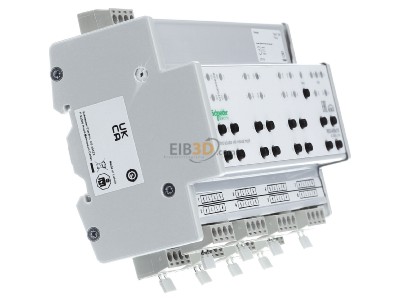 Ansicht links Schneider Electric MTN649808 KNX Jalousieaktor REG-K/8x/10 