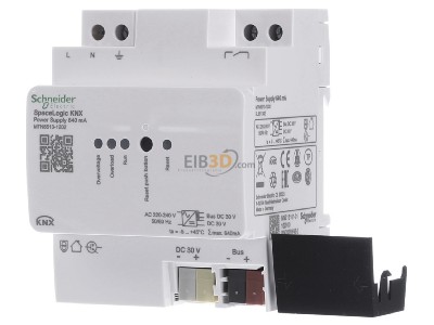 Front view Schneider Electric MTN6513-1202 Power supply for KNX home automation 640mA 
