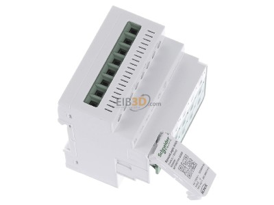 Ansicht oben links Schneider Electric MTN6705-0008 Master Schalter/Jalousie SpaceLogic KNX,8fach 