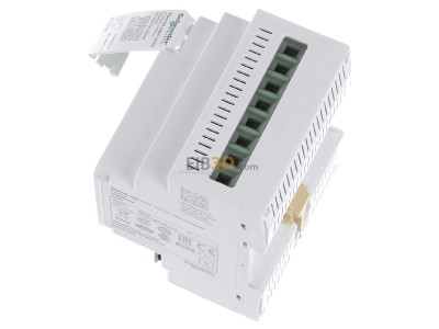 Ansicht oben rechts Schneider Electric MTN6705-0008 Master Schalter/Jalousie SpaceLogic KNX,8fach 