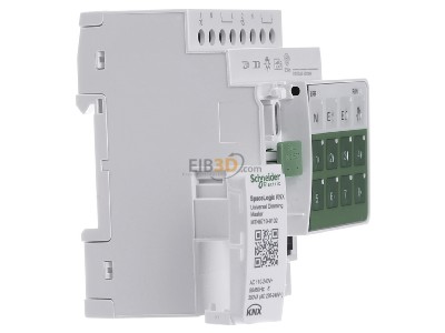 Ansicht links Schneider Electric MTN6710-0102 Master Dimmer SpaceLogic KNX,2fach 