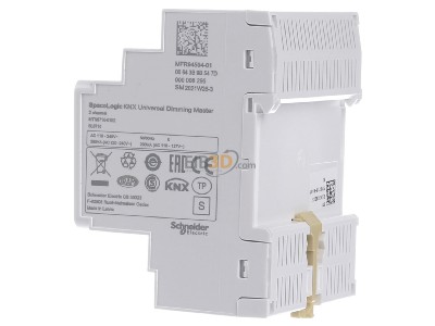 View on the right Schneider Electric MTN6710-0102 Dimming actuator KNX bus system 2...200W 
