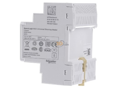 Ansicht rechts Schneider Electric MTN6710-0102 Master Dimmer SpaceLogic KNX,2fach 