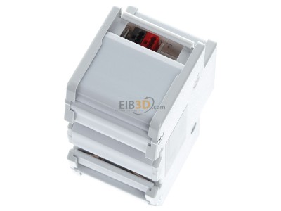 Ansicht oben hinten Schneider Electric MTN676090 KNX Logikmodul Basic REG-K lichtgrau 