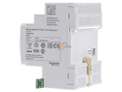 Ansicht rechts Schneider Electric MTN6805-0008 Erweiterung Schalt./Jalou. SpaceLogic KNX 