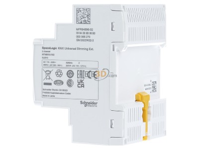 Ansicht rechts Schneider Electric MTN6810-0102 Erweiterung Dimmer SpaceLogic KNX 