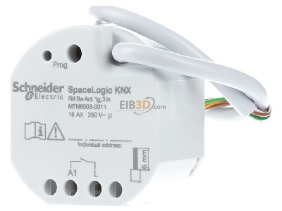 Front view Schneider Electric MTN6003-0011 Switch actuator for home automation 
