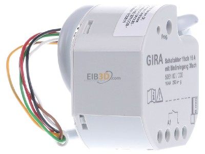 View on the left Gira 506100 Switch actuator for bus system 1-ch 
