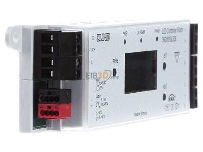Ansicht links Jung 39005 1S LED E KNX LED-Controller 5fach DC5-48V,Einb.,Secure 