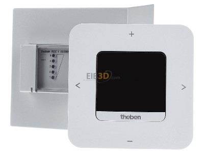 Front view Theben RAMSES813 top3 Set 1 Room clock thermostat 2...30�C 
