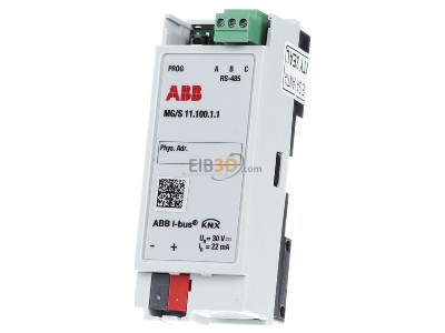 Front view Busch Jaeger MG/S11.100.1.1 KNX Interface for bus system 
