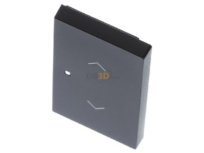 View up front Busch Jaeger 6232-20-45M Touch rocker for bus system black 
