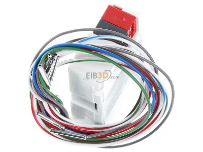 View top right Schneider Electric MTN670804 KNX Button interface 4-way plus polar white 
