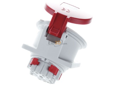 Ansicht oben hinten Mennekes 3171 Anbaudose TwinContact 32A,5p,6h,400V,IP44 