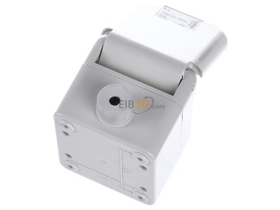 Ansicht oben hinten Walther 10007 MONDO Schuko-Dose AP 16A 230V 2P+E IP44 