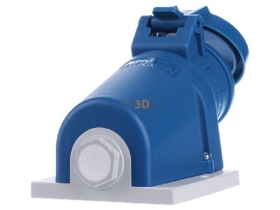 Ansicht hinten Mennekes 1342 Wanddose TwinCONTACT 16A,4p,9h,230V,IP44 