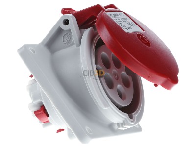 Ansicht links Mennekes 3070 Anbaudose TwinContact 16A,5p,6h,400V,IP44 
