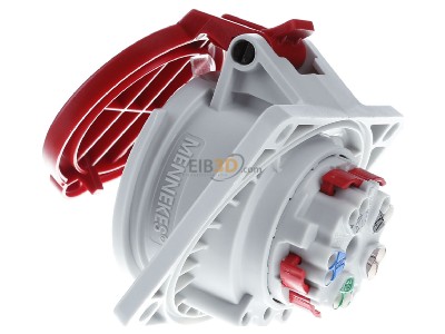 Ansicht rechts Mennekes 3070 Anbaudose TwinContact 16A,5p,6h,400V,IP44 