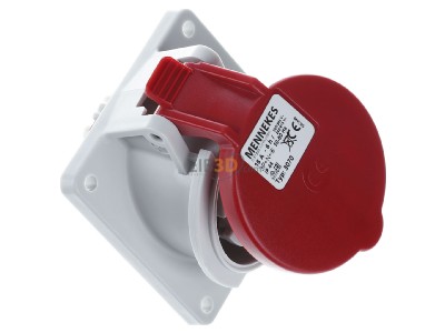 Ansicht oben links Mennekes 3070 Anbaudose TwinContact 16A,5p,6h,400V,IP44 