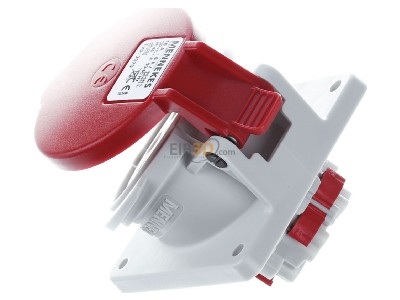 Ansicht oben rechts Mennekes 3070 Anbaudose TwinContact 16A,5p,6h,400V,IP44 