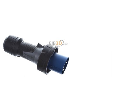 Ansicht oben links Mennekes 13202 Stecker PowerTOP 63A,3p,6h,230V,Xtra 