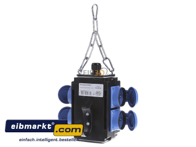 Frontansicht Bachmann 349.300 Energiew�rfel 4xSchuko IP44 